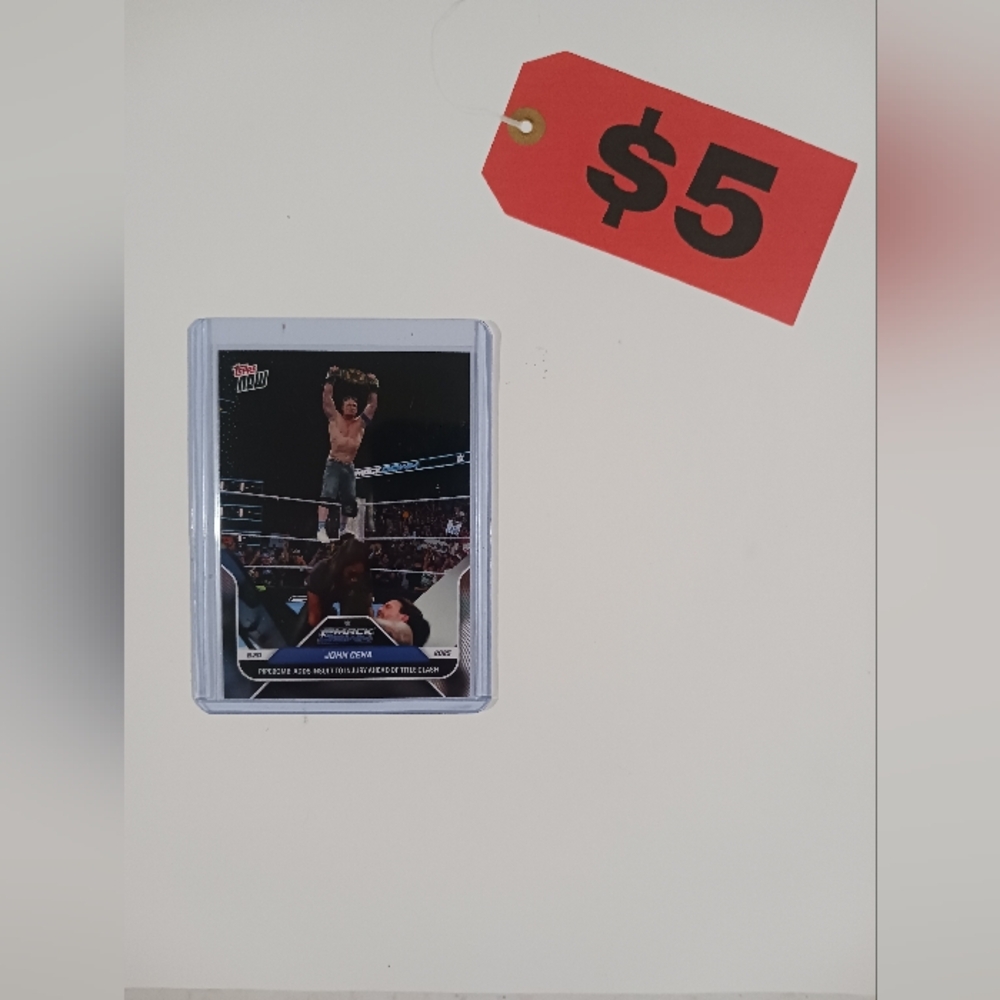 WWE John Cena Topps Now Smackdown #70 Card